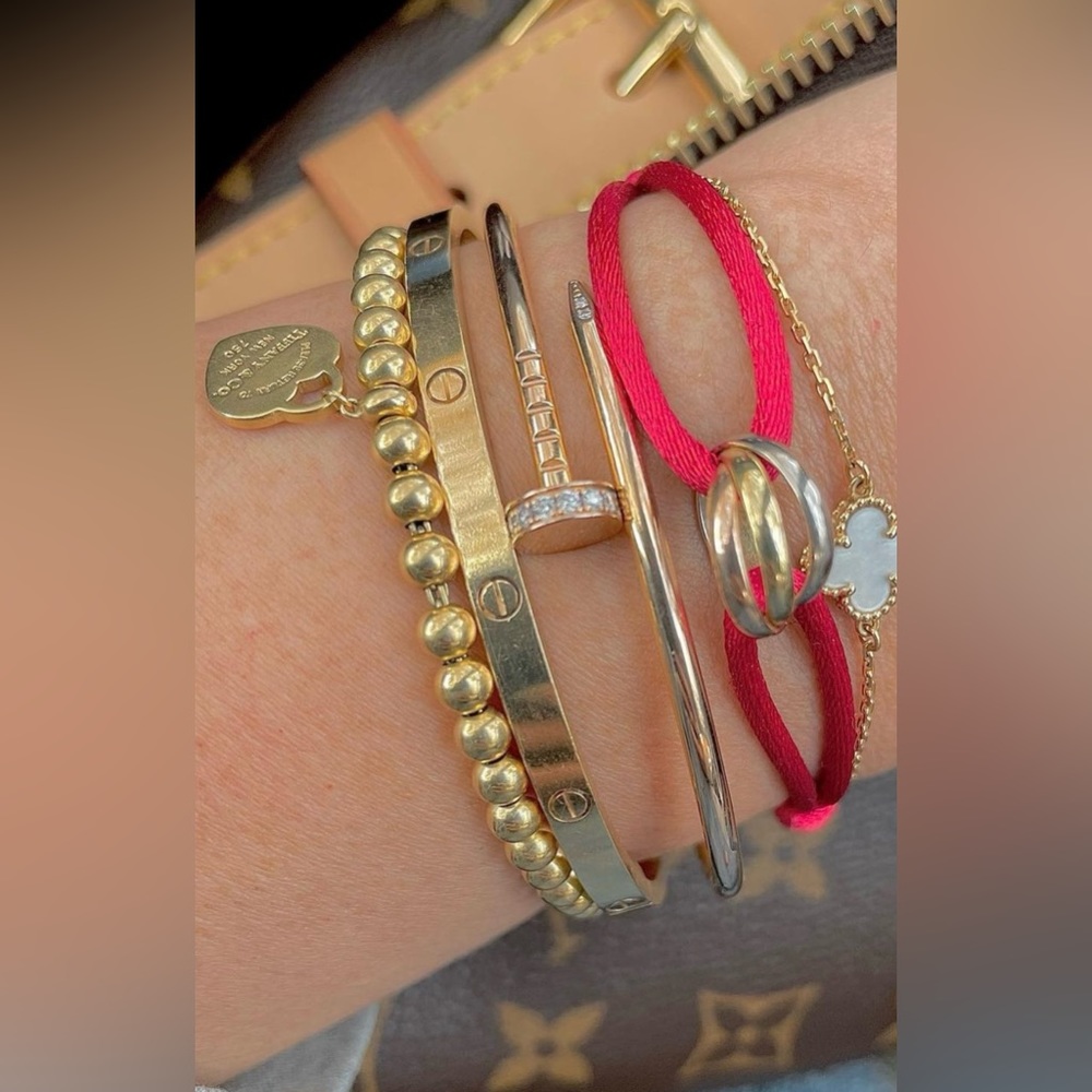 SOLD‼️Tiffany Co. gold bead bracelet